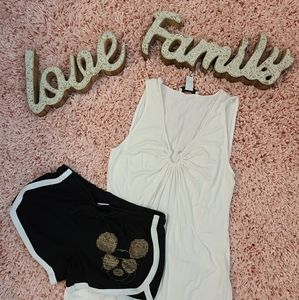 Cute, Black Disney Shorts.